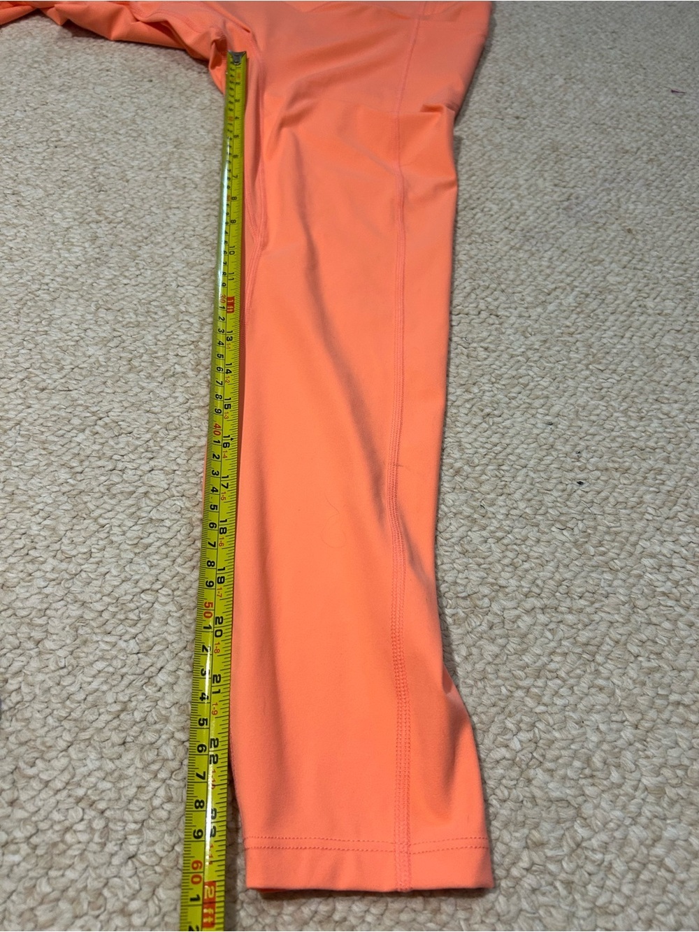 Halara UltaSculpt 7/8 length leggings. Size Small. NWT. Coral. High waist. Soft. - Picture 12 of 12